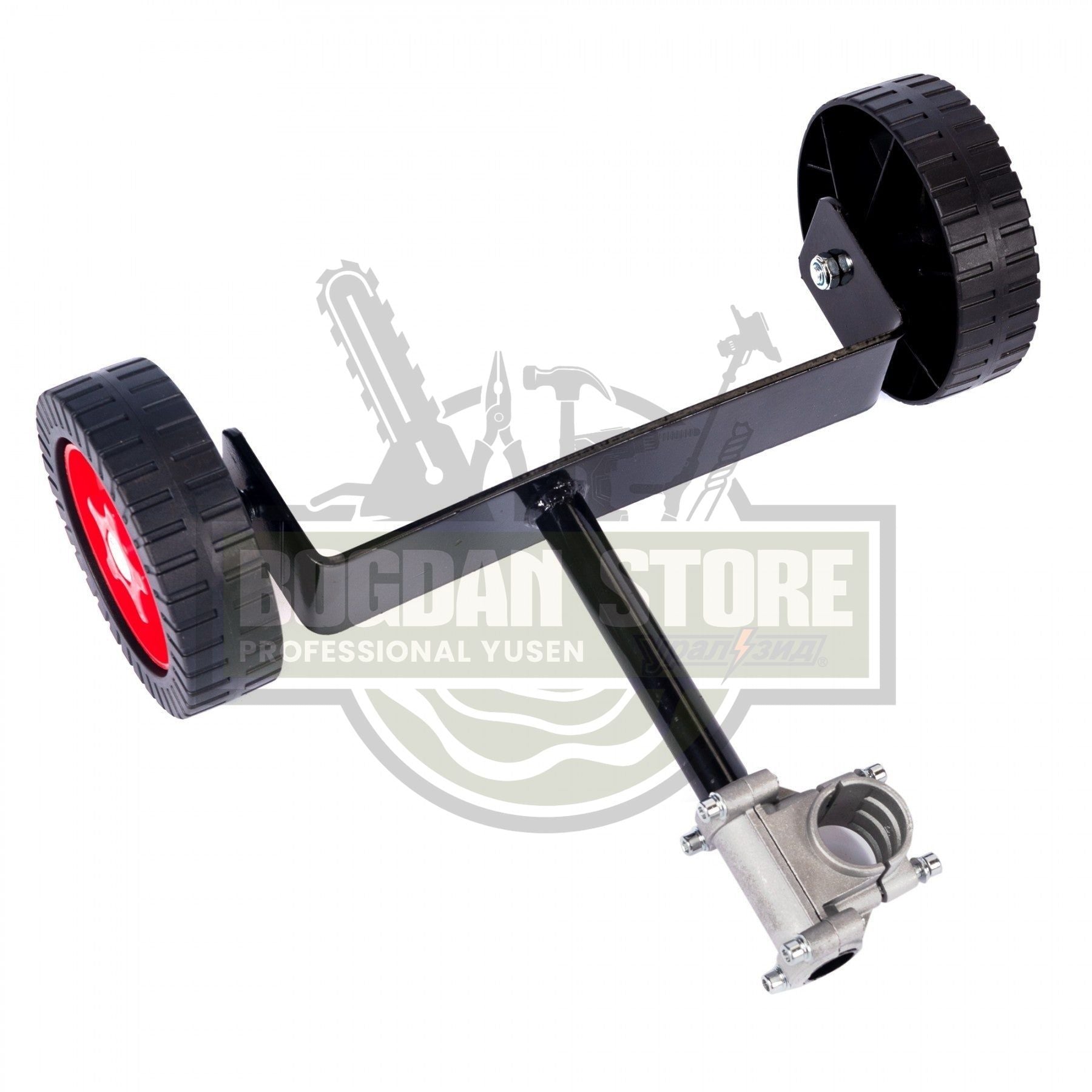 Set suport motocositoare cu roți bilaterale, diametru 26-28 mm
