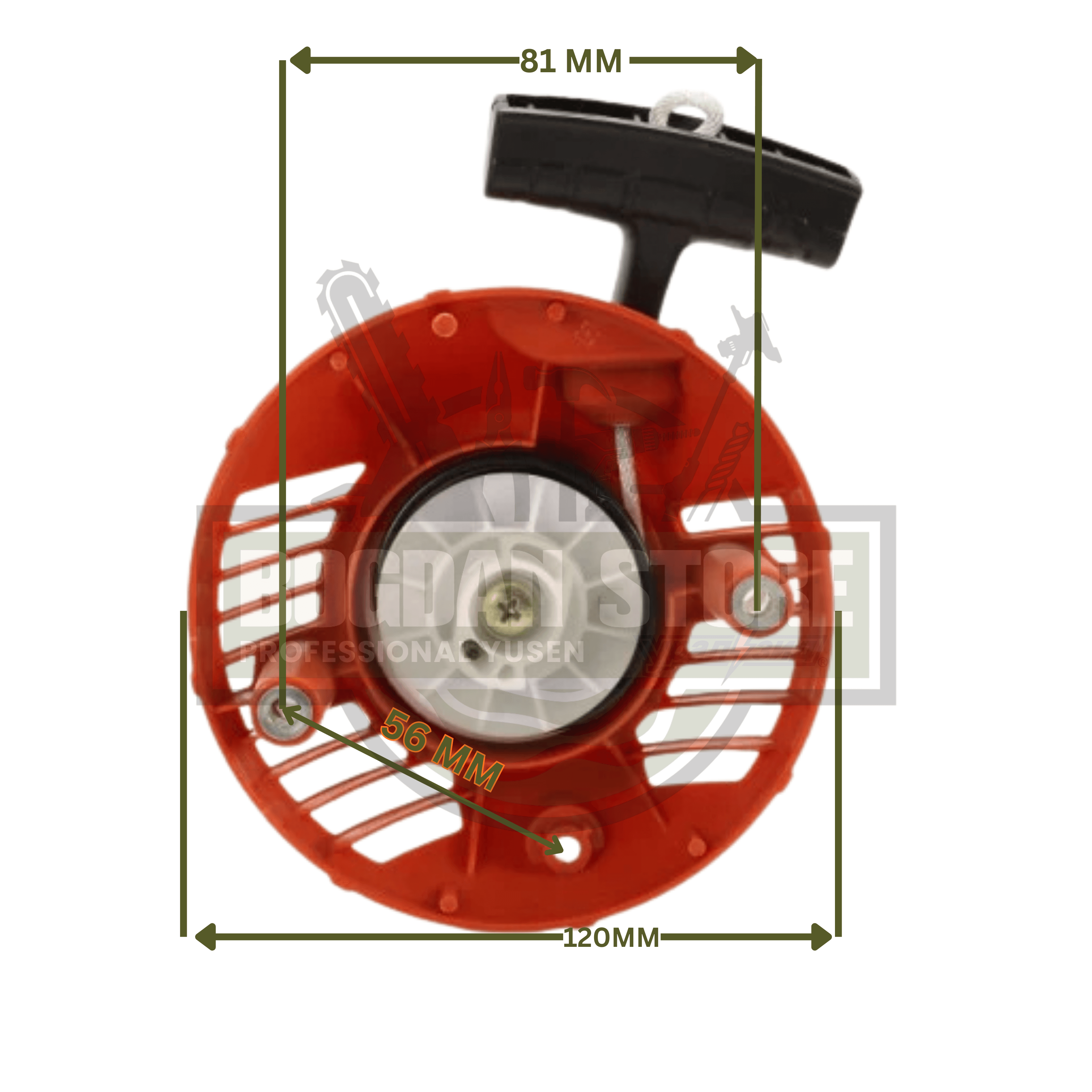 Demaror Motocoasă compatibil Husqvarna 125, 125R, 128, 128R
