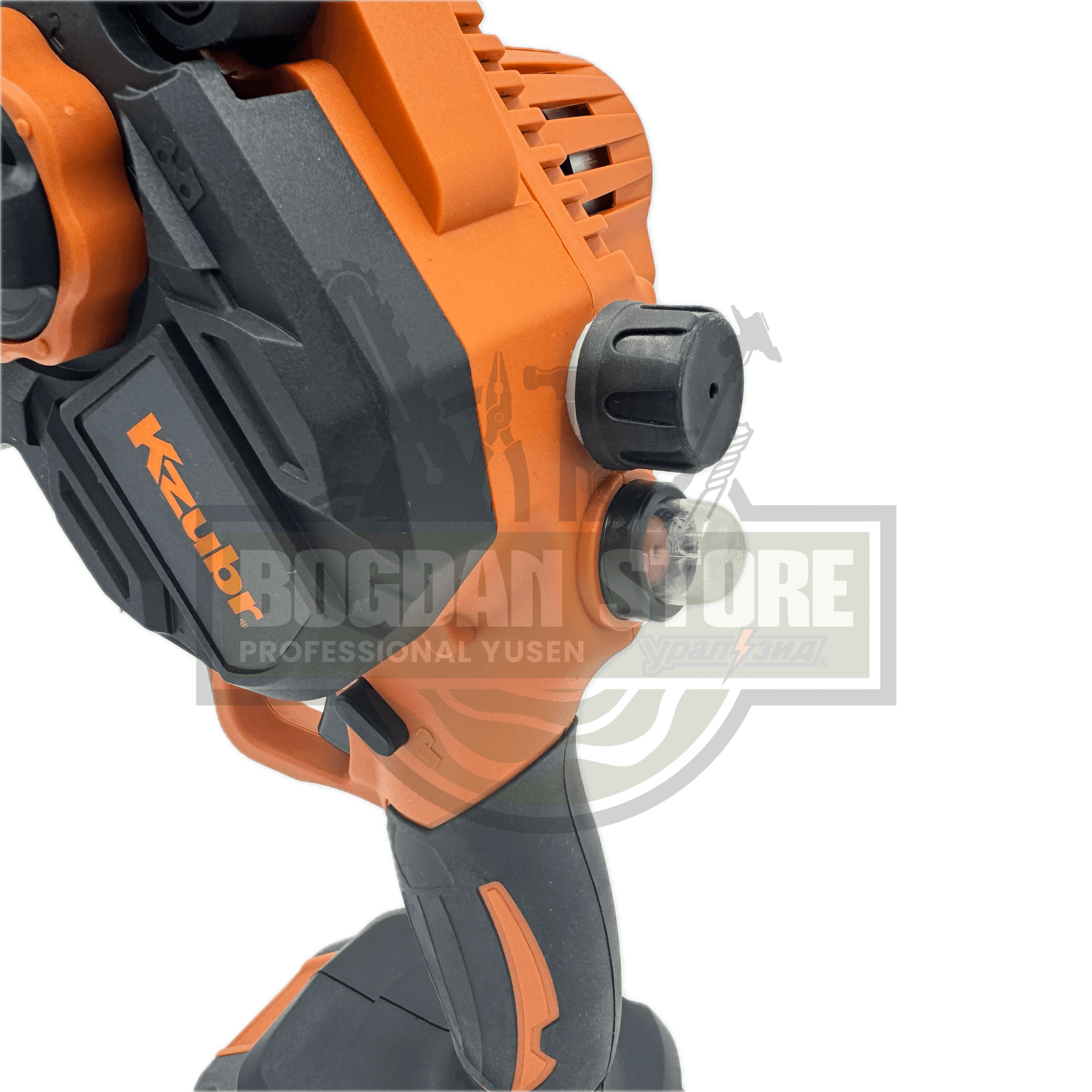 Mini fierastrau (mini drujba) cu 2 acumulatori Kzubr KLECS-21V-6” K10027, 21V, Rezervor ulei - sistem de ungere, Lama 20cm