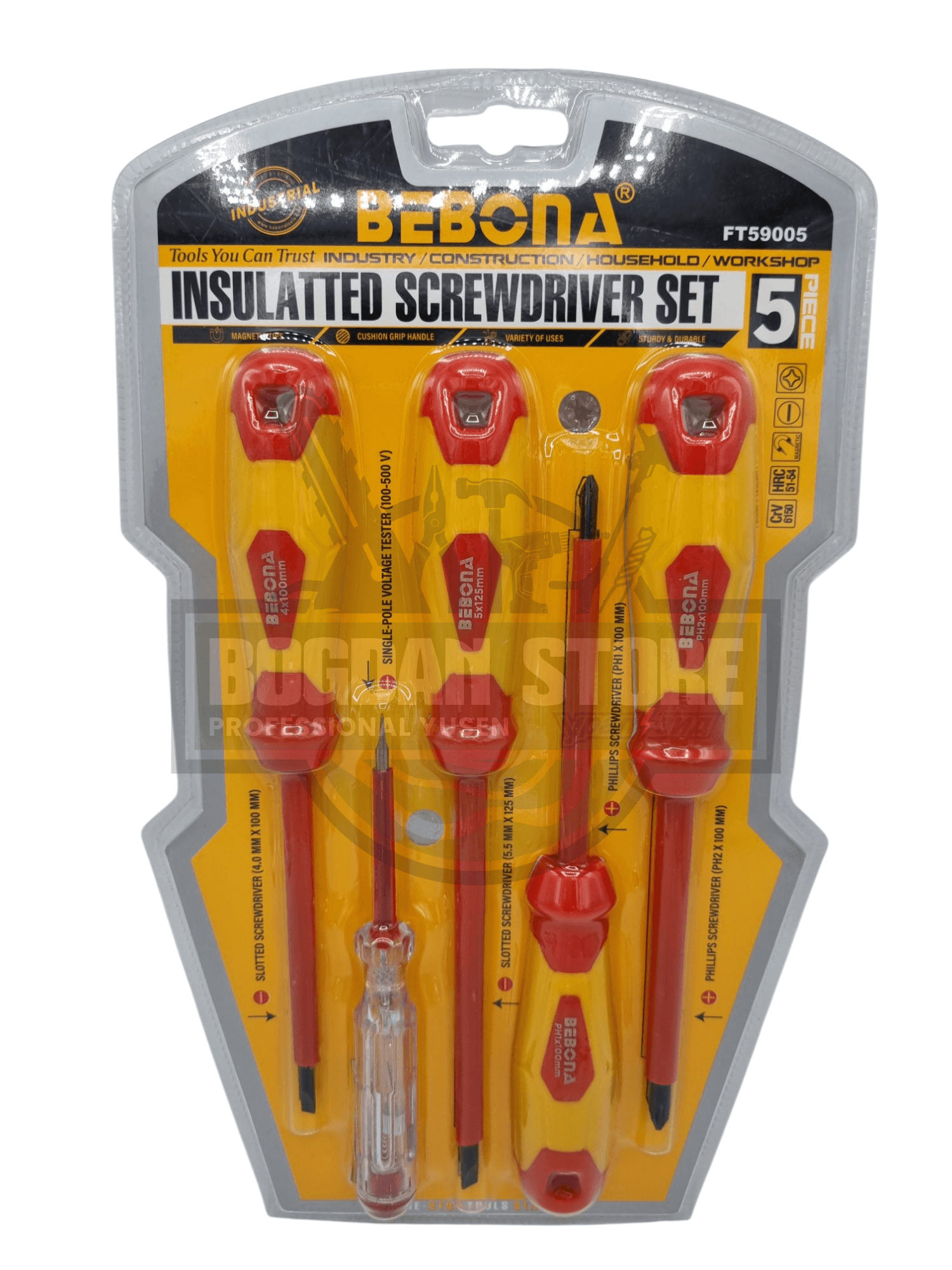 Set 5 surubelnite izolate BEBONA