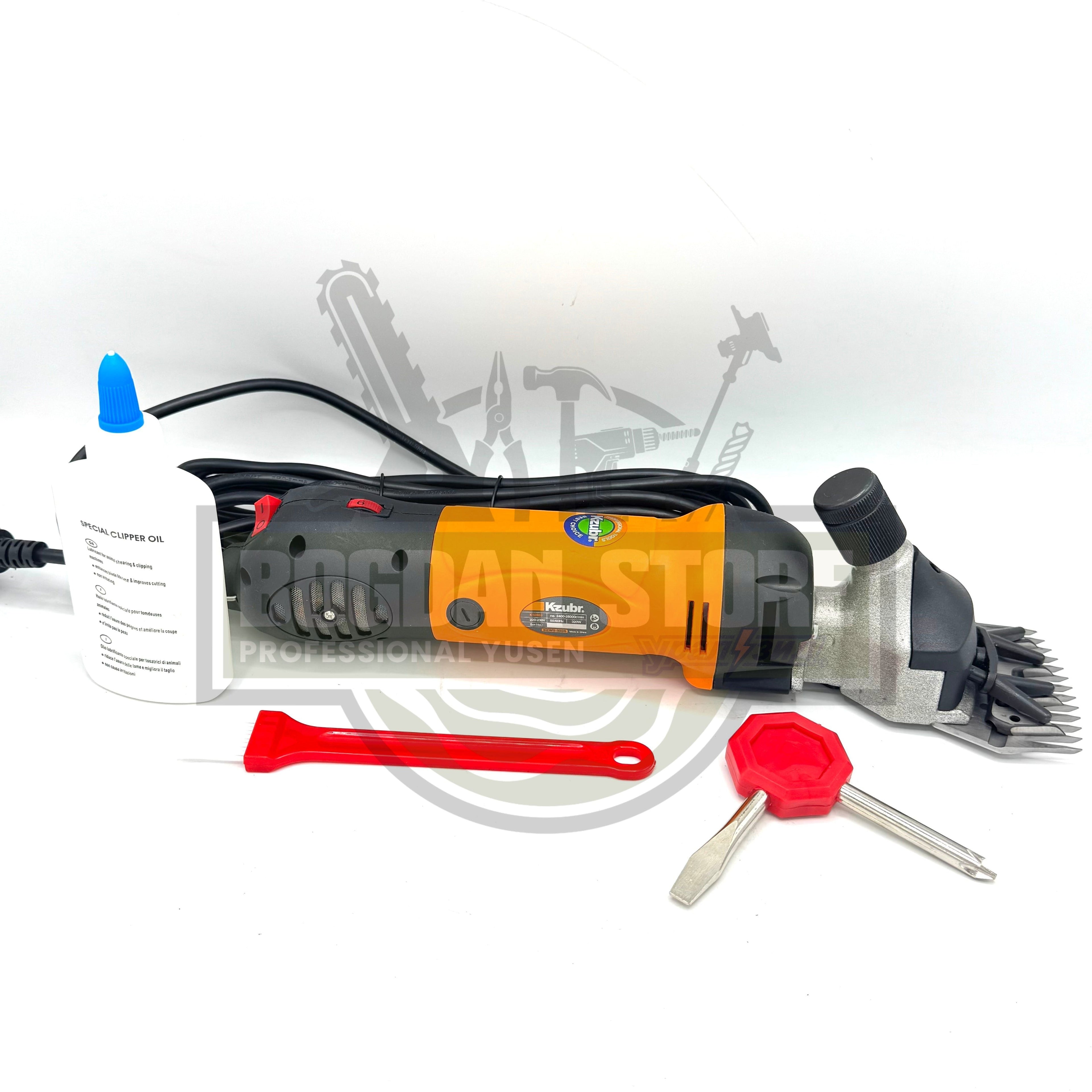 Aparat profesional de tuns animale Kzubr KEWS-320S, 320W – ideal pentru oi, capre și cai