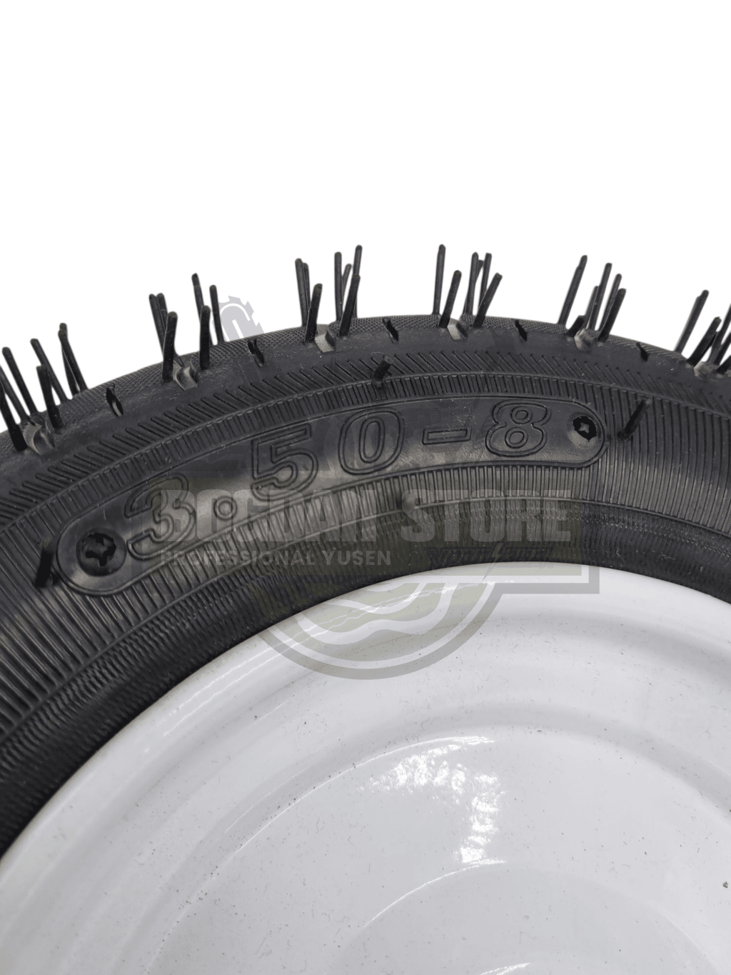 Roata pentru roaba limex 3,5-8, potrivit pentru ax 12 (alb)