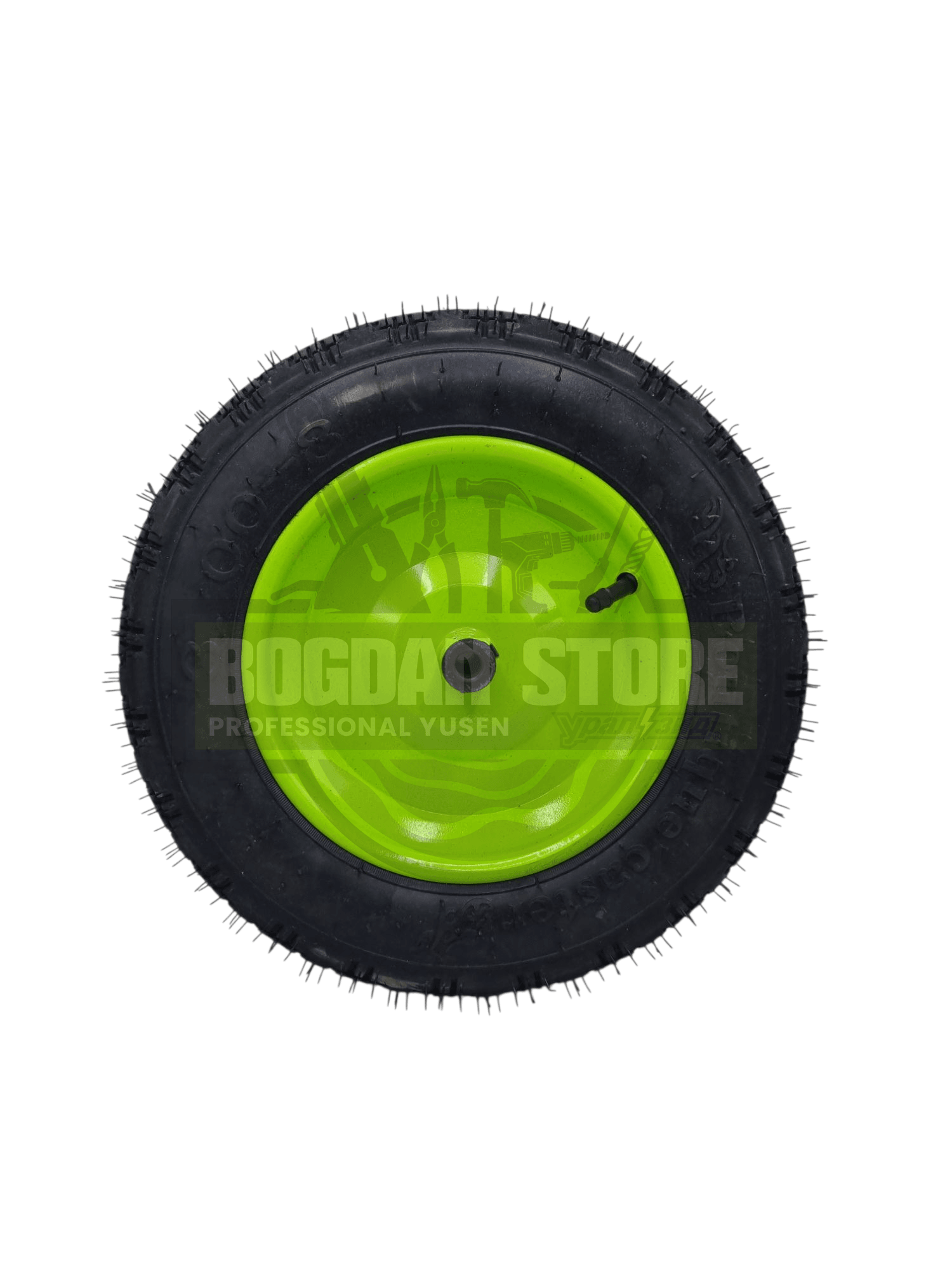 Roata pentru roaba limex 3,5-8, potrivit pentru ax 12 (verde deschis)
