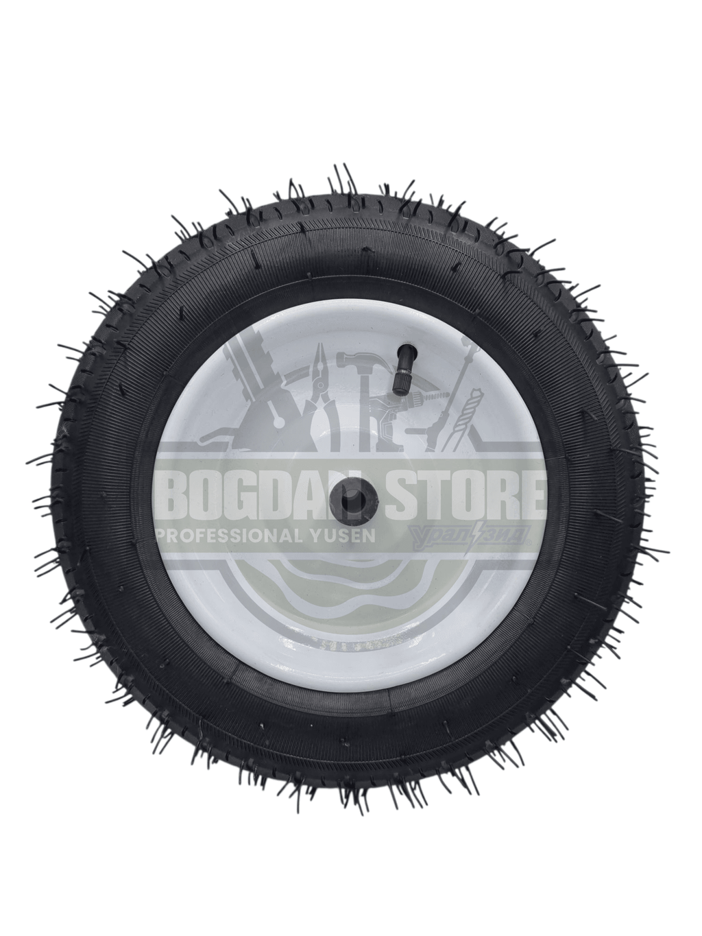 Roata pentru roaba limex 3,5-8, potrivit pentru ax 12 (alb)