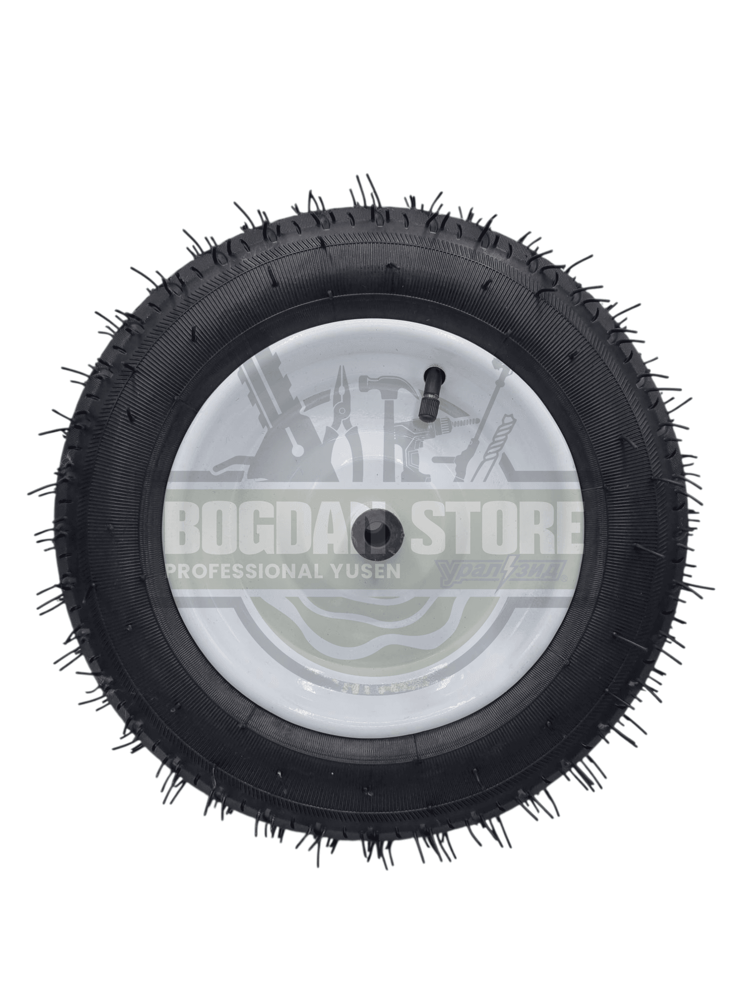 Roata pentru roaba limex 3,5-8, potrivit pentru ax 12 (alb)
