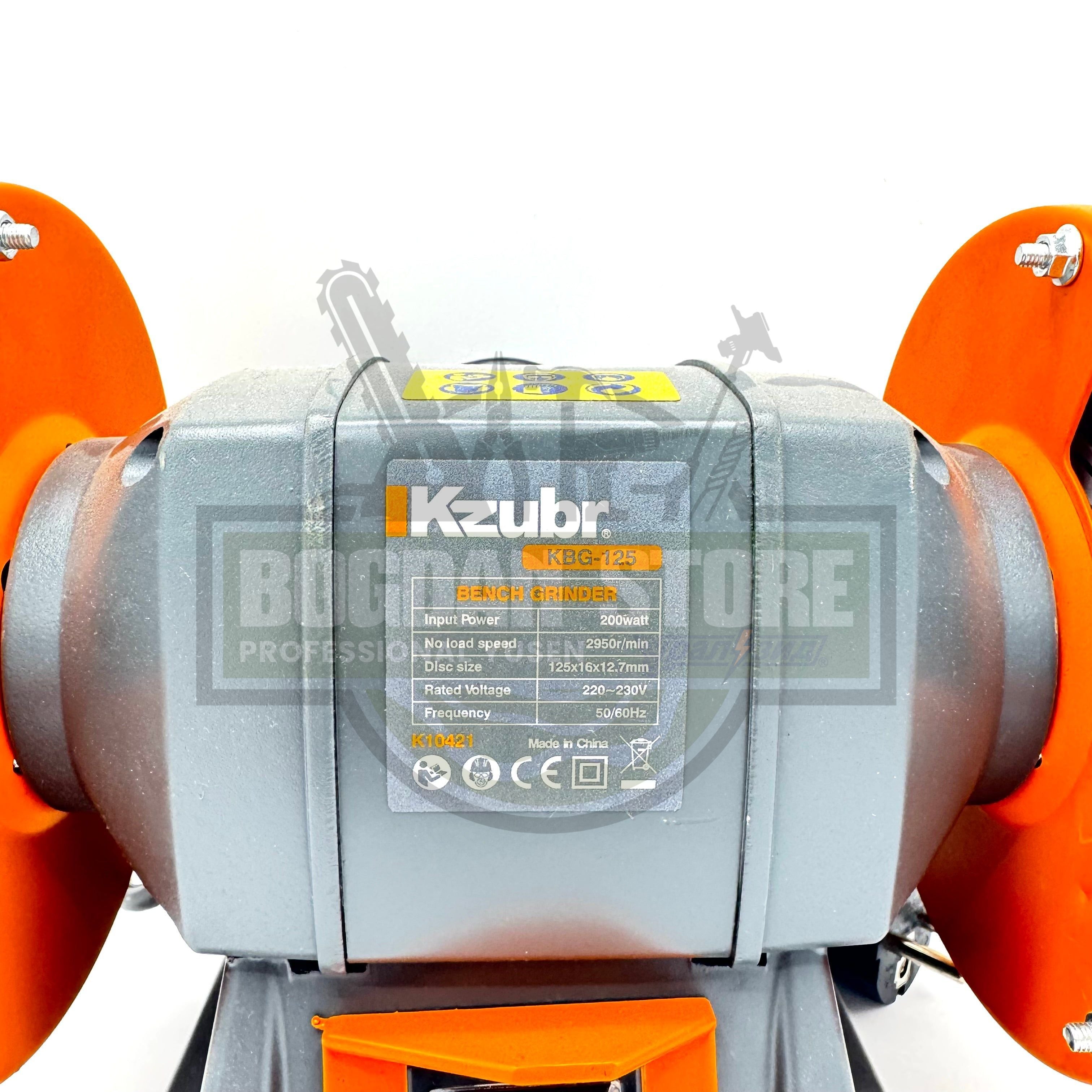 Polizor de banc KBG-125 KZUBR, 125 mm, 200 W, 2950 r/min