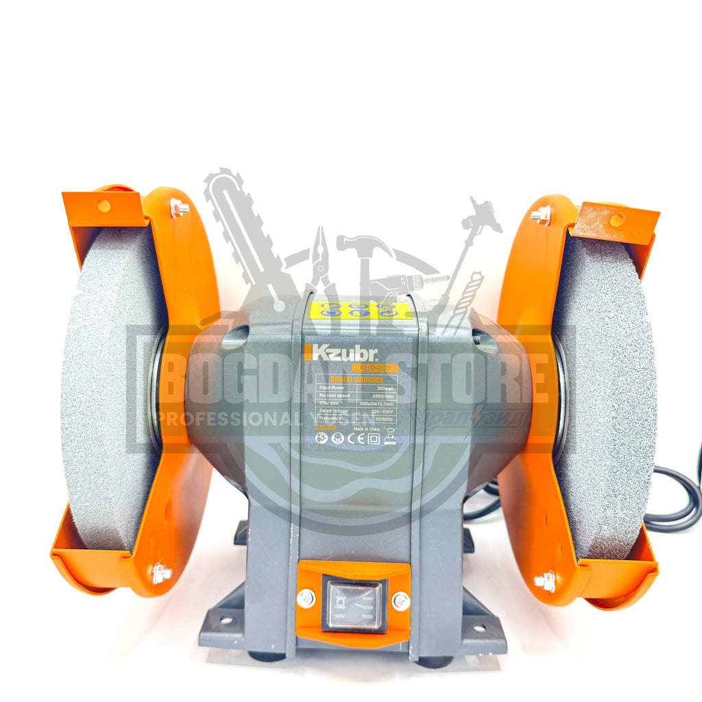 Polizor de banc KZUBR KBG-200, 350W, disc 200 mm