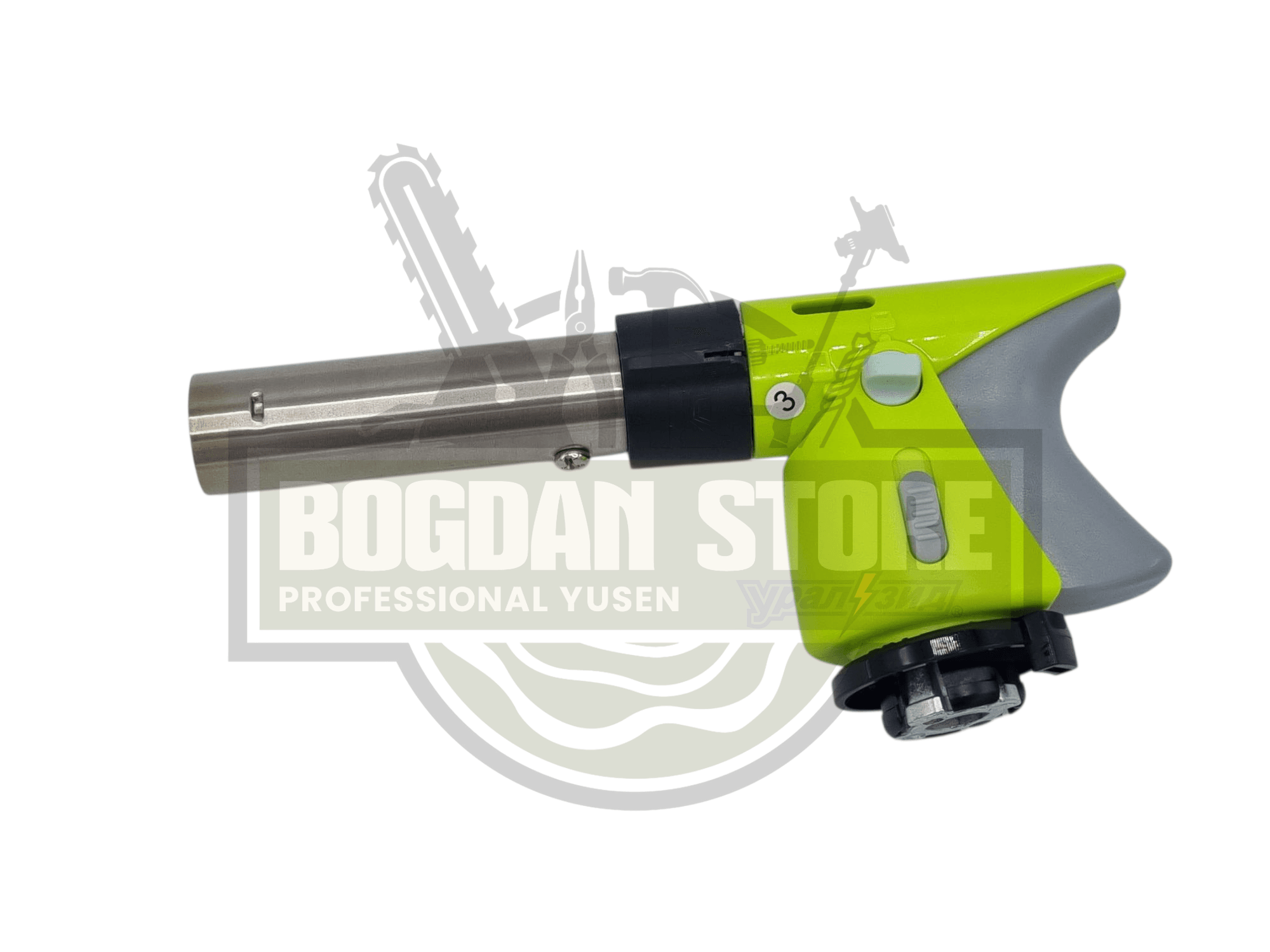 Cap gaz verde cu gri