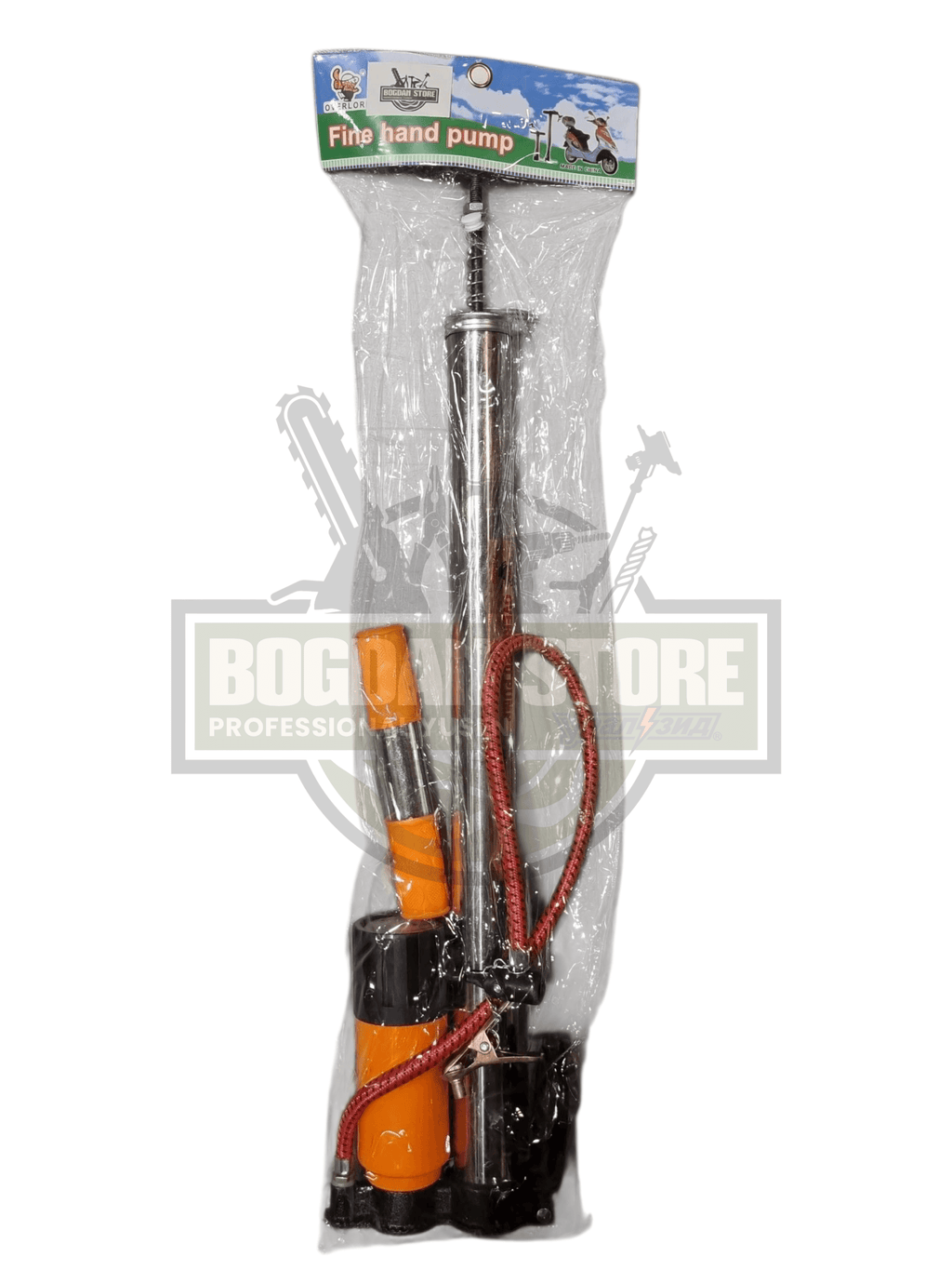 Pompa de Picior - Inox cu Manometru