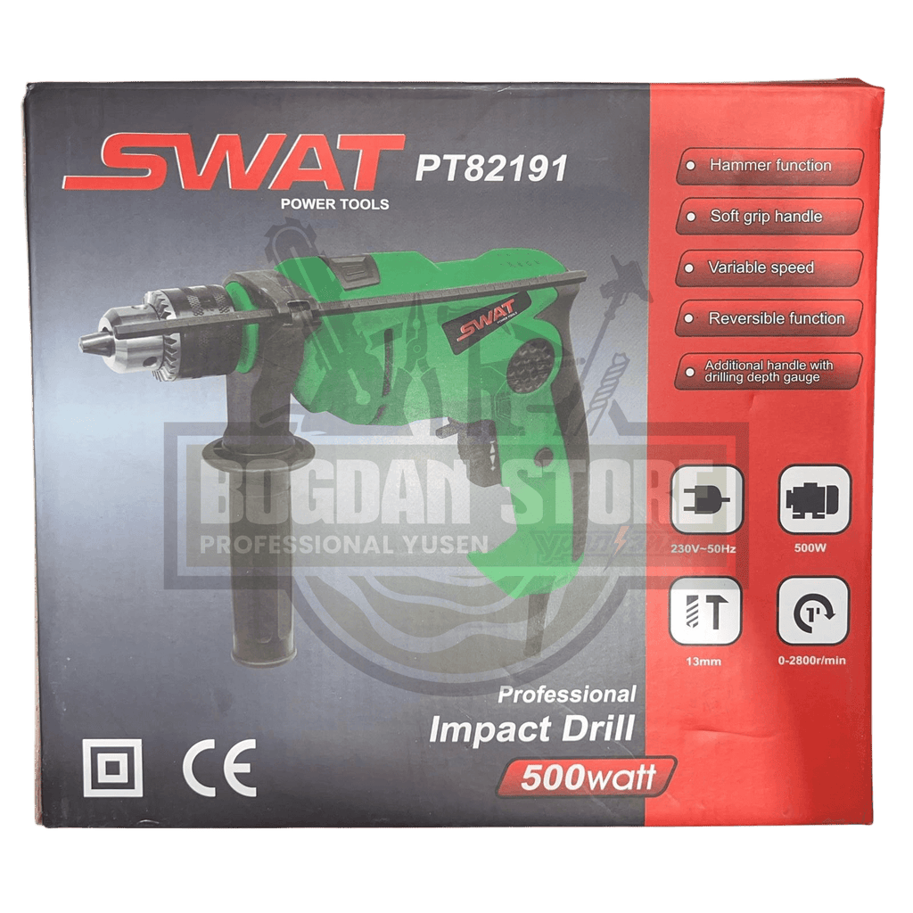 Bormasina cu Percutie SWAT – PT82191, 500W