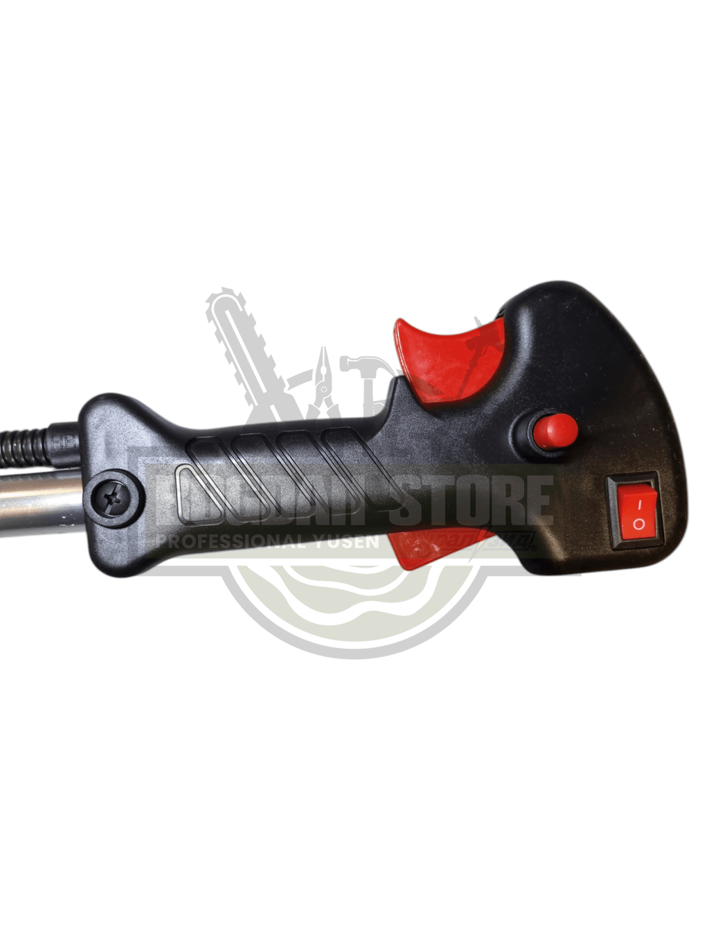 Acceleratie motocoasa cu maneta si Buton Stop/Pornire