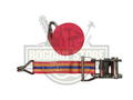 Chinga cu Clichet Tricolor – 6m x 38mm, Rezistenta 1500kg