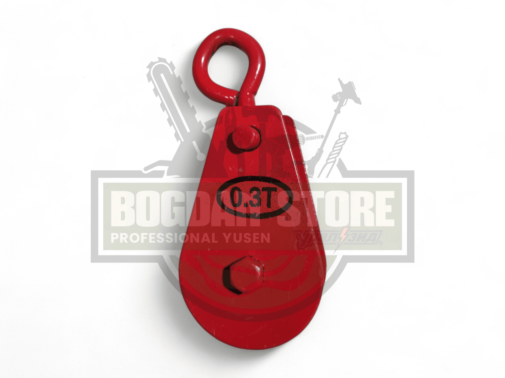 Mini Scripete cu Ochi Fix – Rosu, Capacitate 0.3 Tone