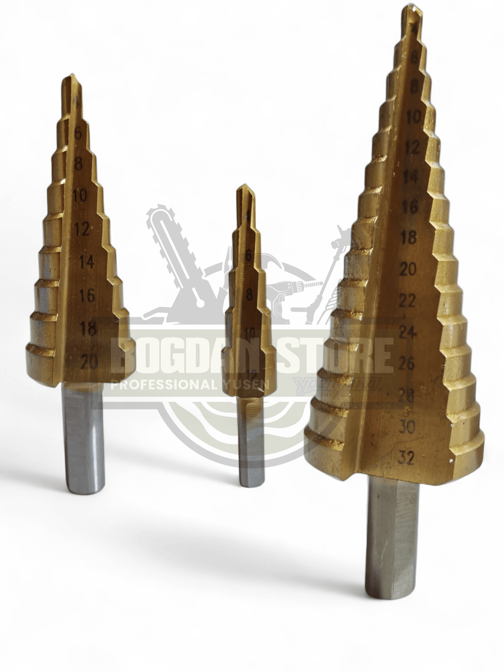 Set 3 Burghie Conice (în Trepte) HSS Titan BEBONA