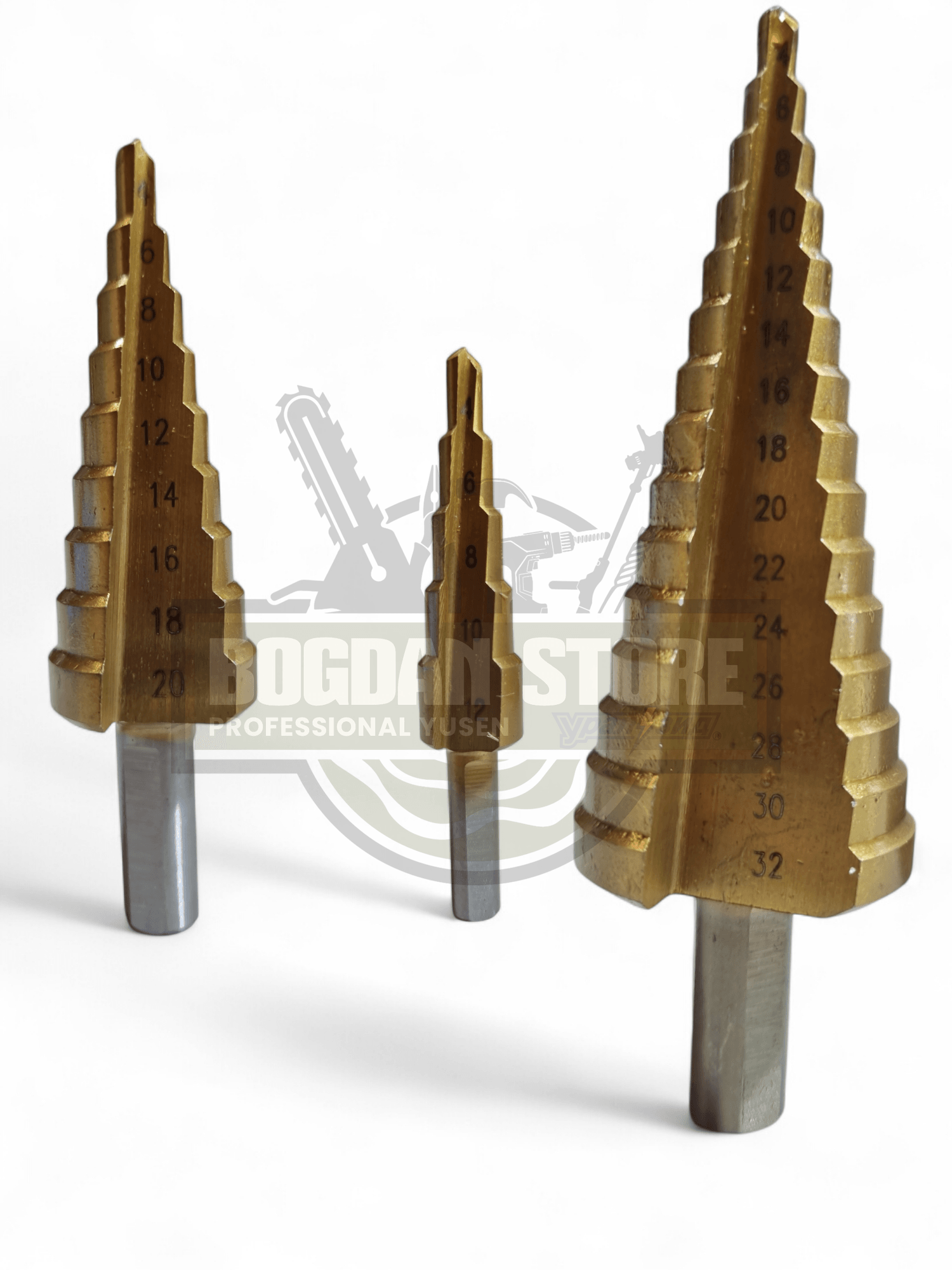 Set 3 Burghie Conice (în Trepte) HSS Titan BEBONA