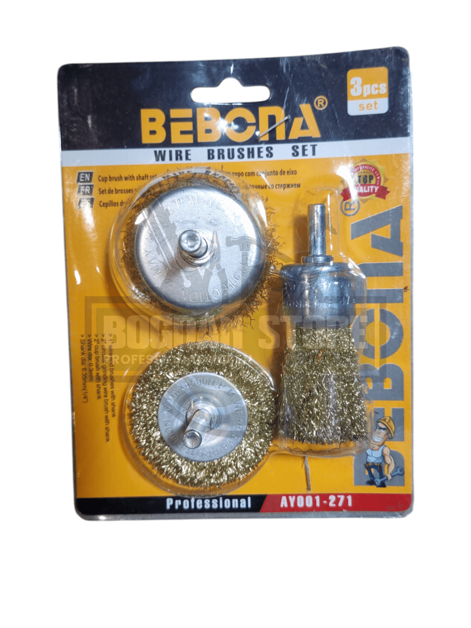 Set 3 Perii de Sarma BEBONA pentru Bormasina