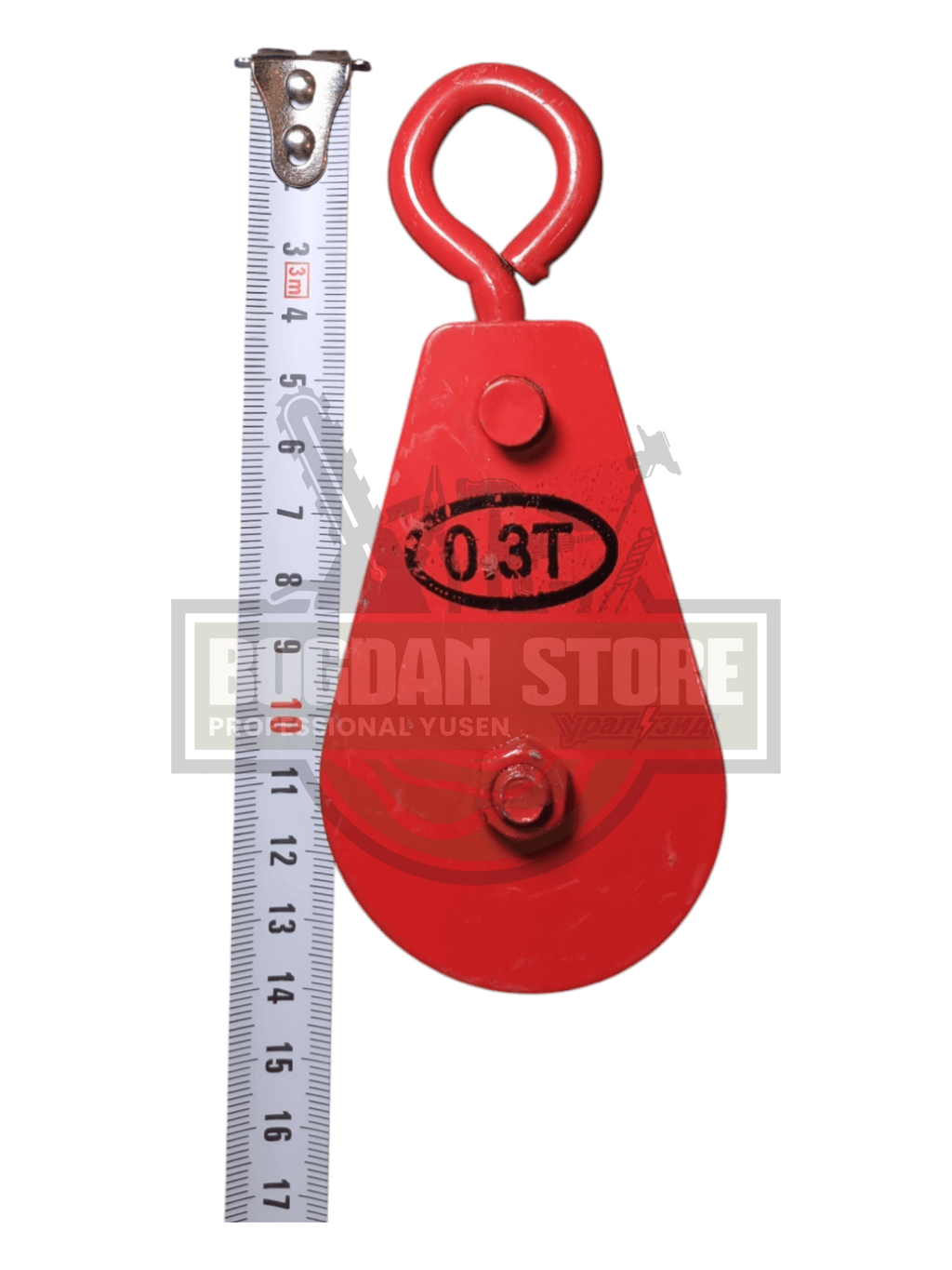 Mini Scripete cu Ochi Fix – Rosu, Capacitate 0.3 Tone
