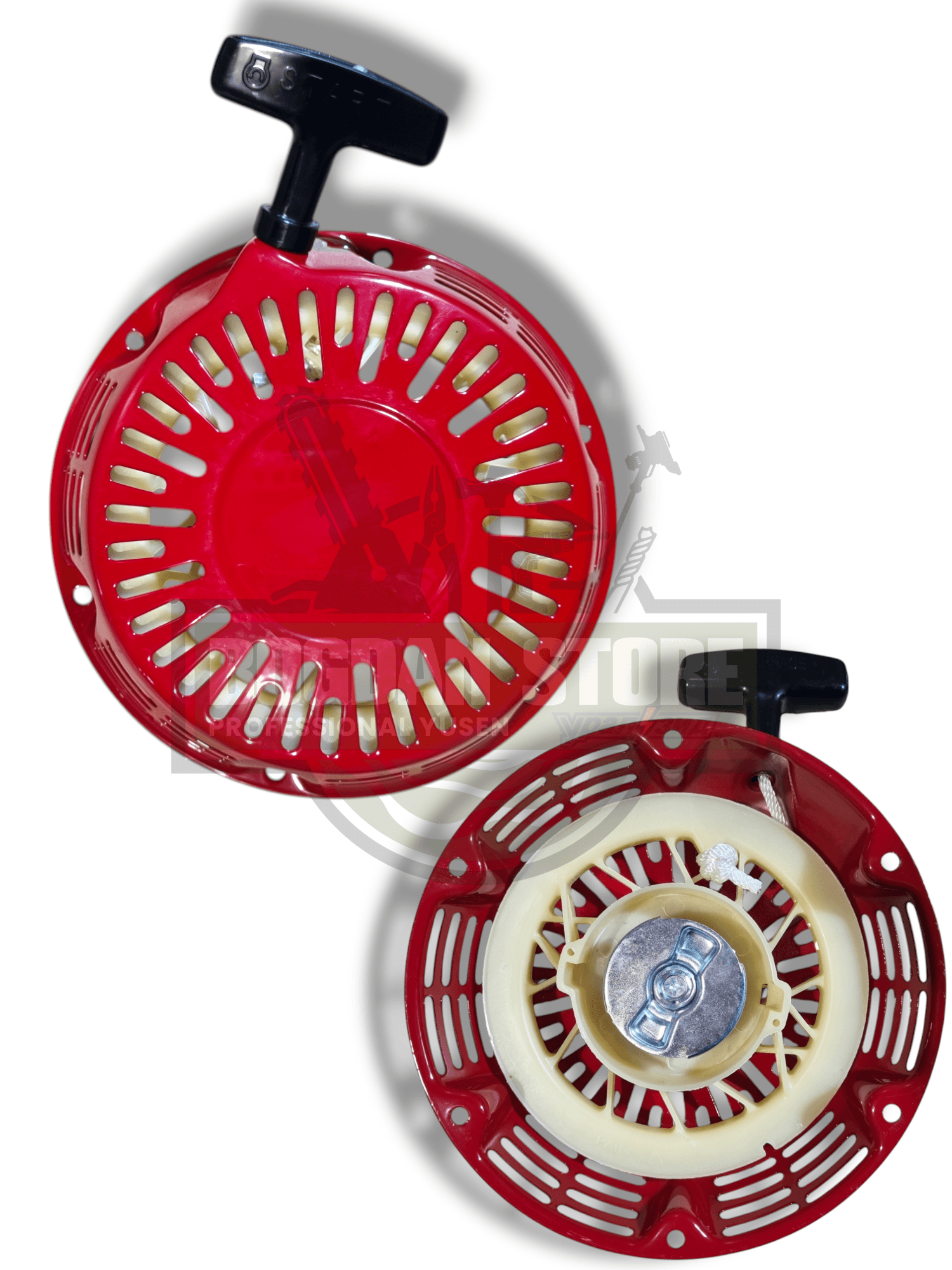 Demaror Compatibil Generator/Motocultor 173F, 177F (Rosu)