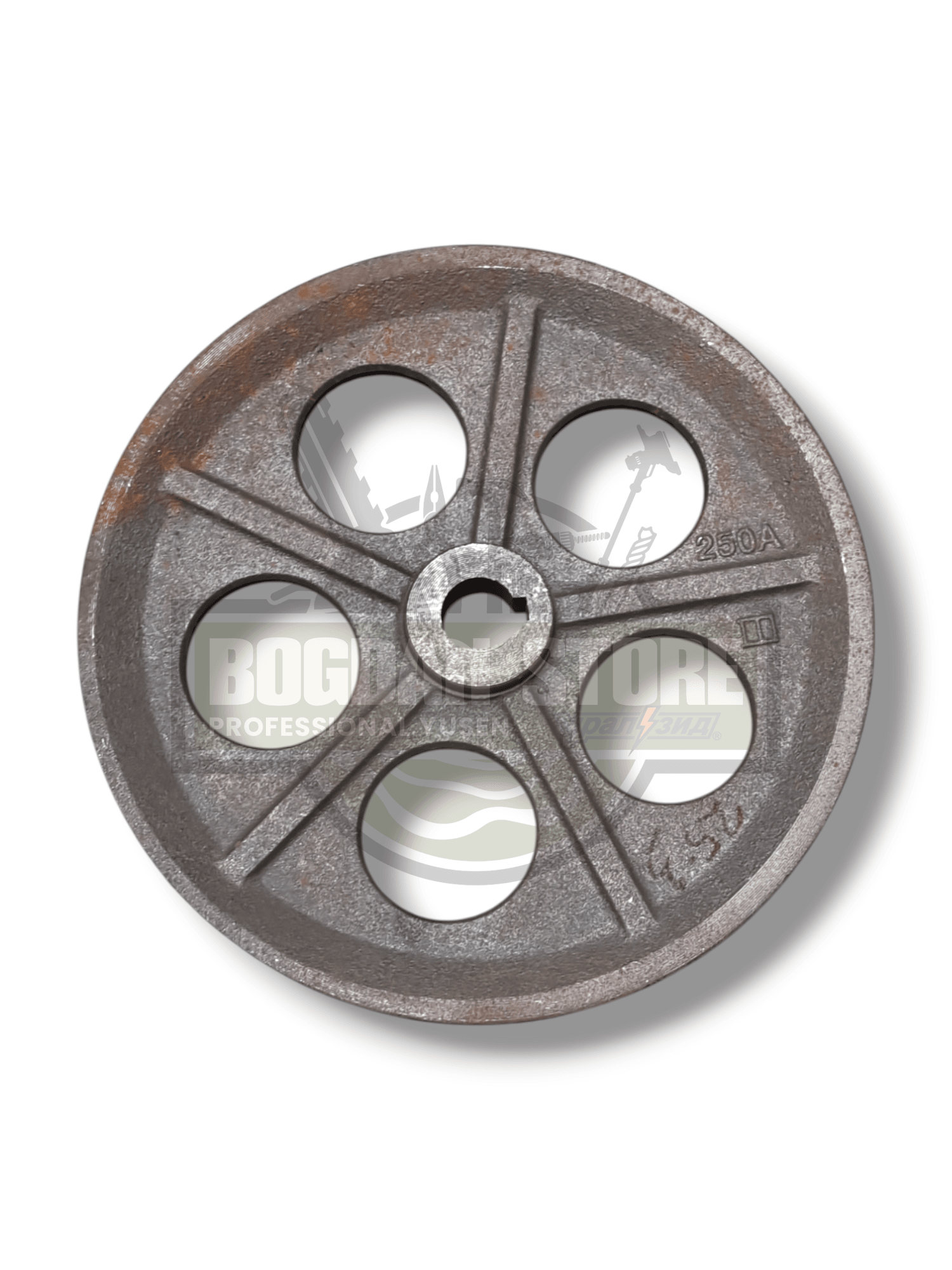 Fulie 250 mm, ax 24 mm, canal curea 10 mm