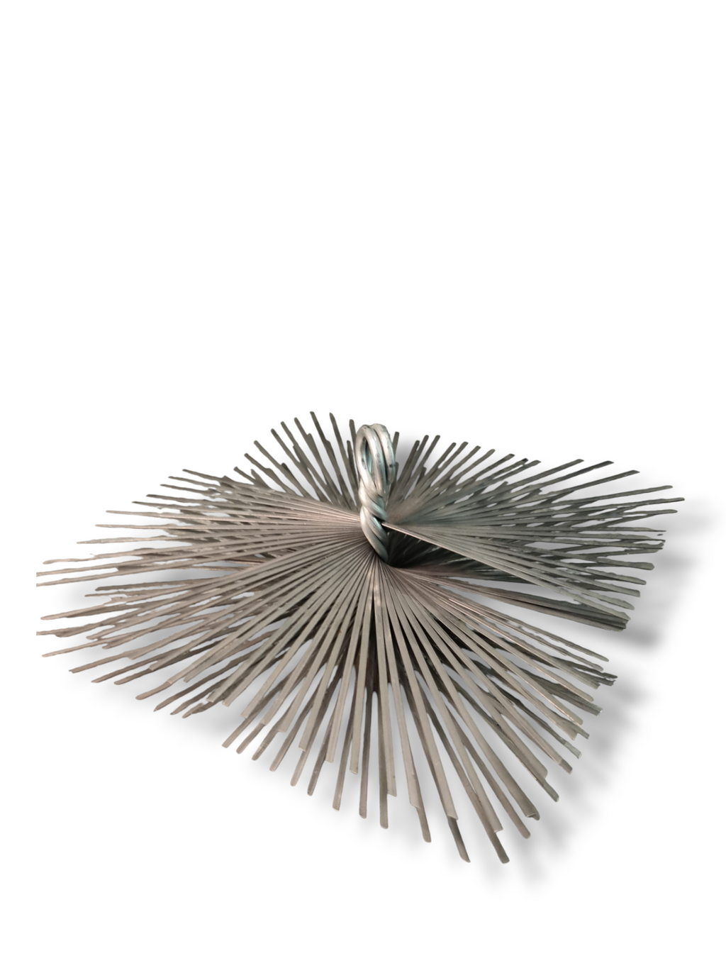 Perie Centrală Pătrată Metalică – Diagonală 30 cm, Perii din Oțel