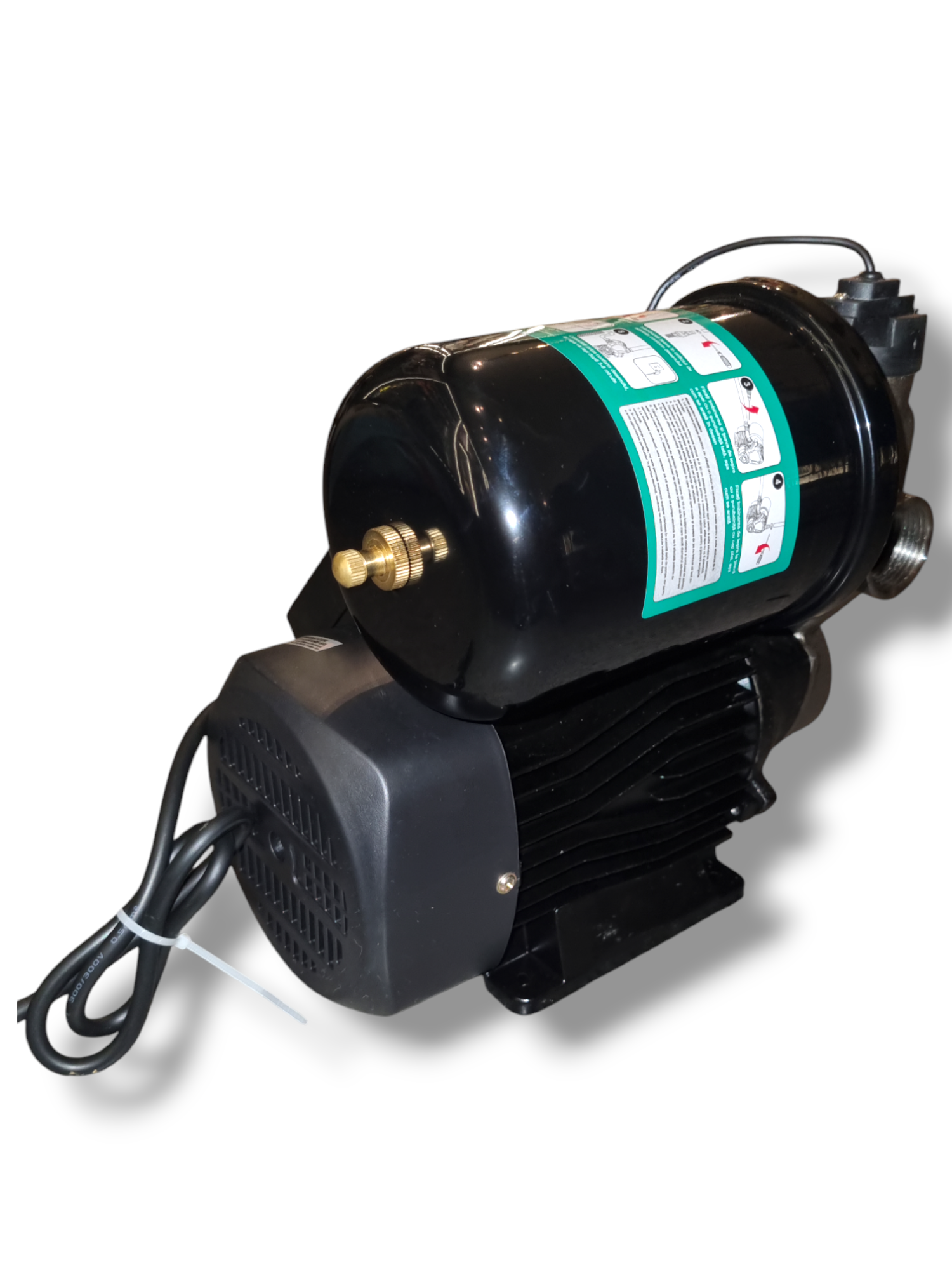 Pompă de Suprafață Automatizată W-PZB60, Corp Pompa INOX, Hidrofor Complet, 400W, Debit 2.3 m³/h, Înălțime 32m