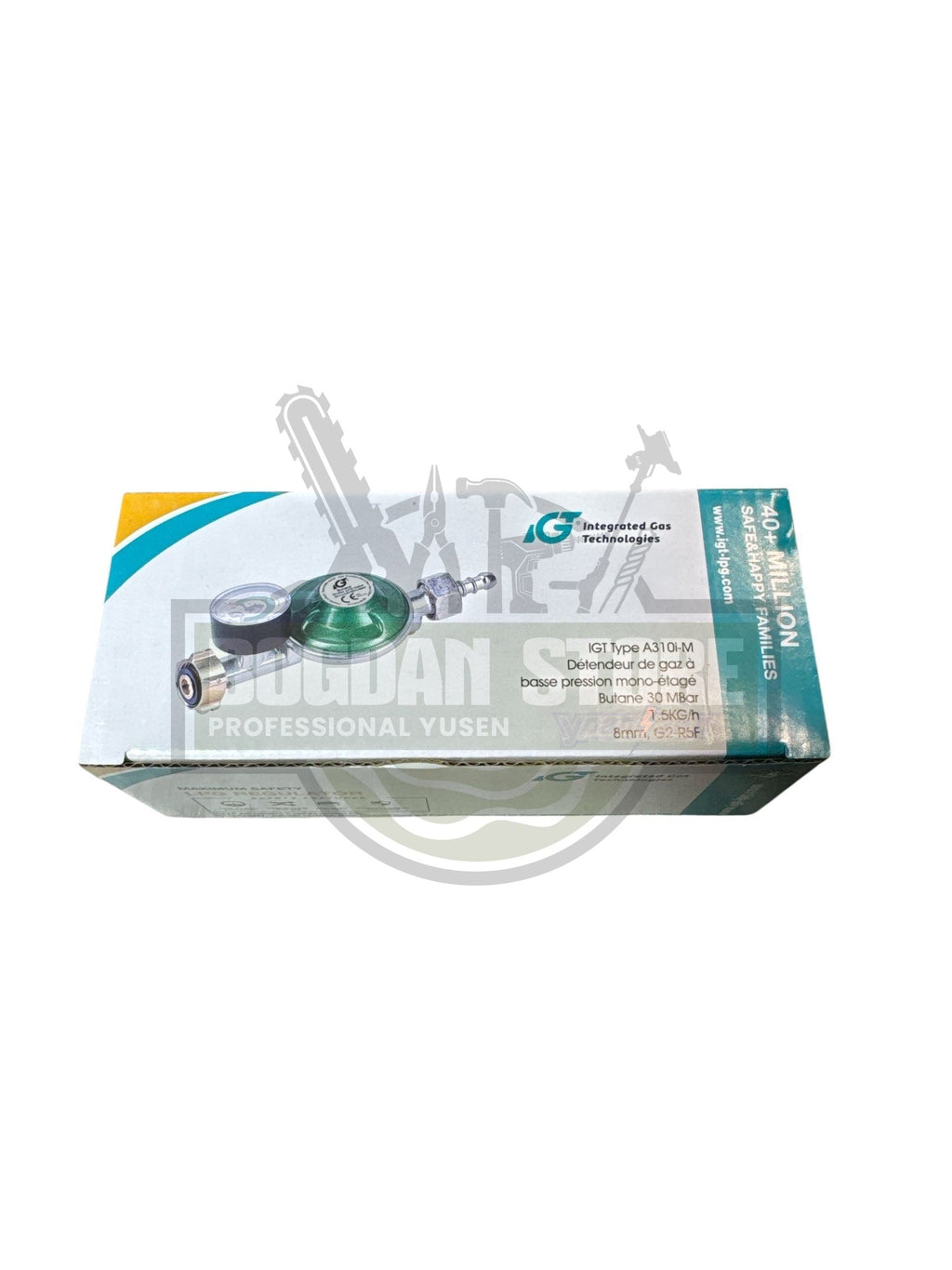 Regulator de Gaz IGT Tip A310-M – Butan, 30 mbar, cu Manometru