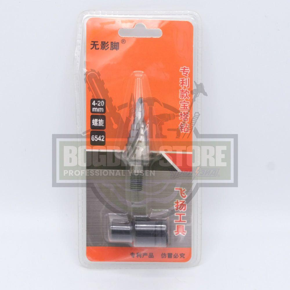 BURGHIU CONIC IN TREPTE, 4 – 20MM, PENTRU MASINA GAURIT CU IMPACT