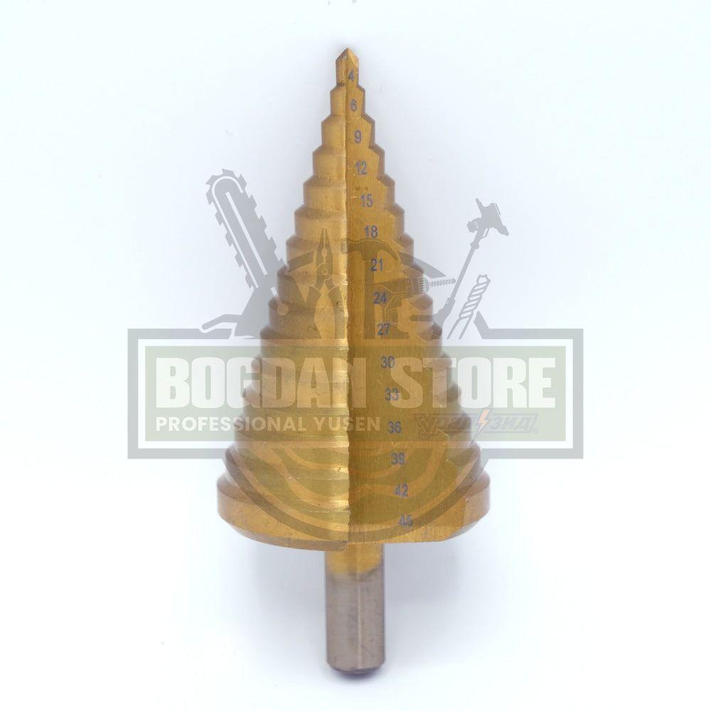 Burghiu conic pentru metal in trepte 4-45 mm