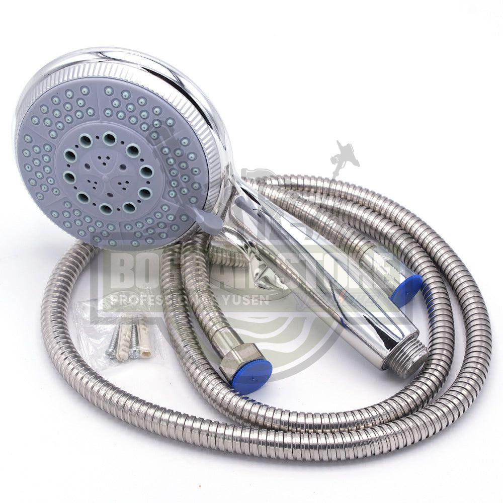 Set de dus de inalta presiune, Furtun 1.5 m, Suport montare perete, Multifunctional NOVA