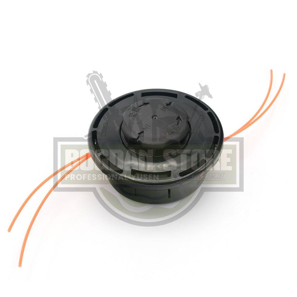 CAP TAMBUR / MOSOR MOTOCOASA CU DUBLU FIR, EASY LOAD, MODEL NEGRU, (PIULITA 10 X 1.25)