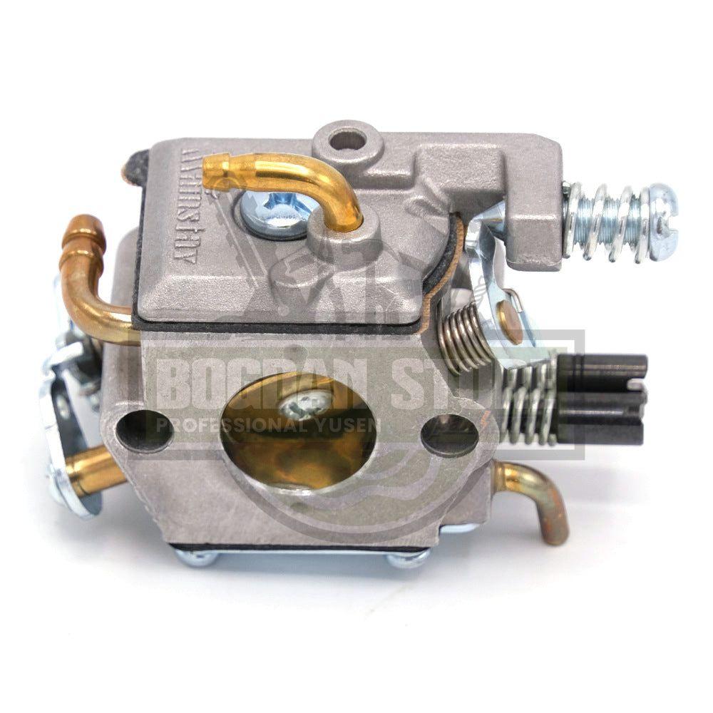 CARBURATOR DRUJBA 4500, 5200, 5800 CU POMPA DE AMORSARE, 3 TEVI DE CUPRU