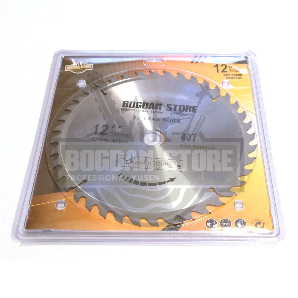 Disc circular pentru lemn 40T, 300 X 32 mm BOGDAN STORE
