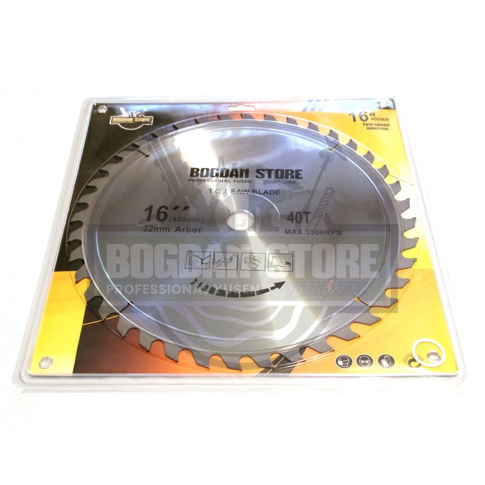 Disc circular pentru lemn 40T, 400 X 32 mm BOGDAN STORE - SWAT