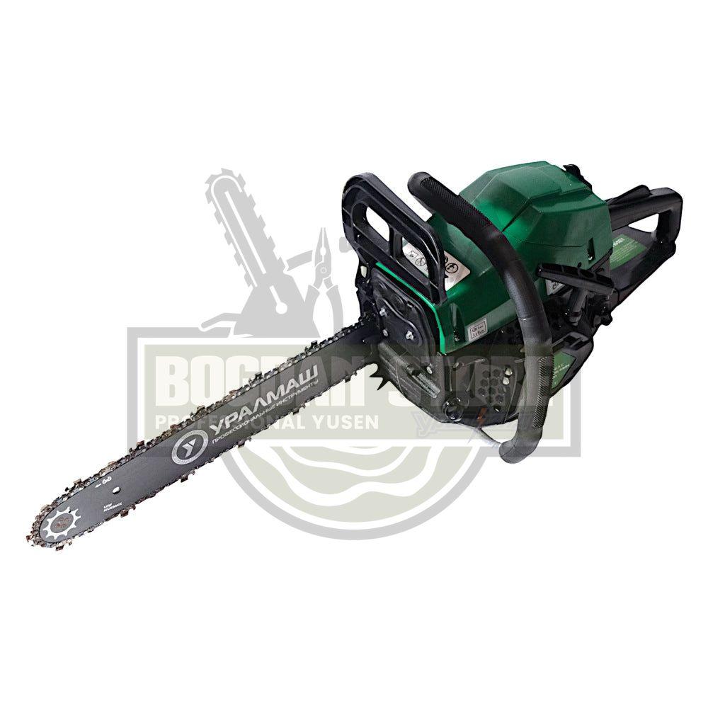 Motofierastrau pe benzina, drujba, UralMash 5800, verde, 58cc, 6CP, pornire EasyStart