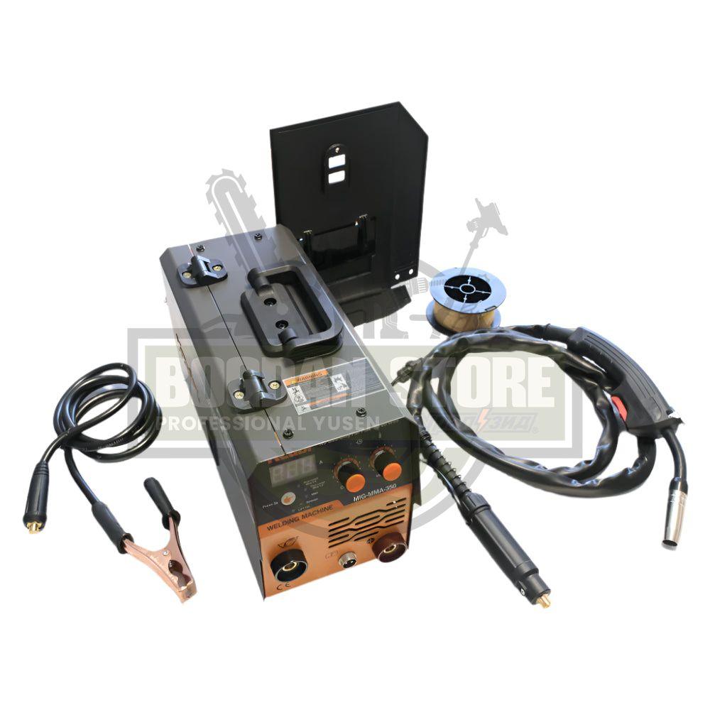 Aparat de sudura KZUBR MIG-MMA-350 K10580, 120A, Sarma 0.8mm inclusa, Electrozi inveliti 1.6-3.2mm