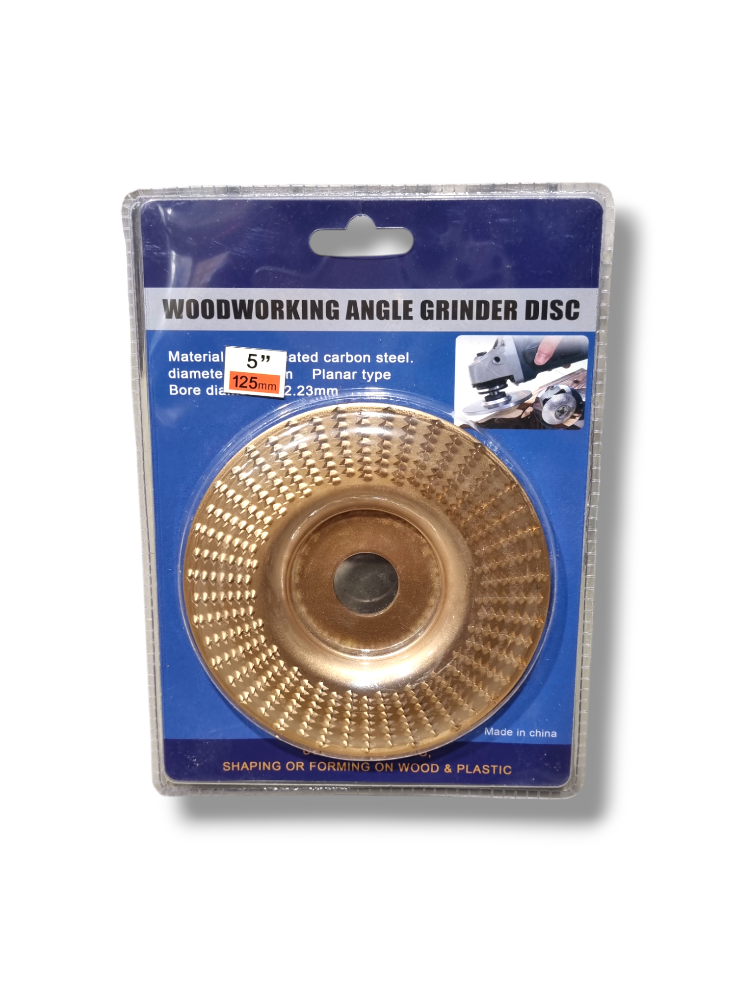 Disc tip răzătoare planar pentru LEMN 125mm x 22.23mm