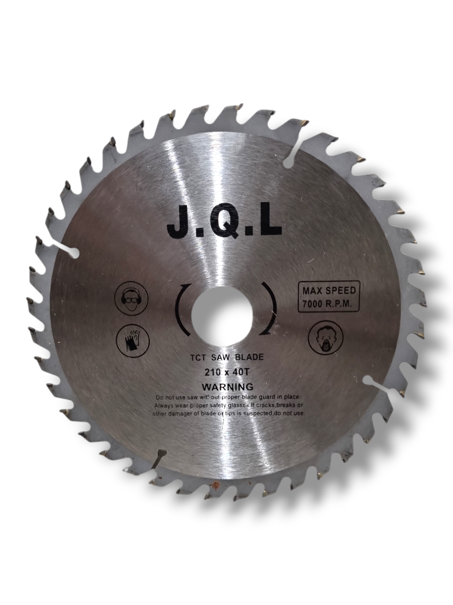 Pânză Circular J.Q.L 210 x 25.4mm, 40 Dinți TCT (Vidia), pentru Debitări Lemn și Panouri