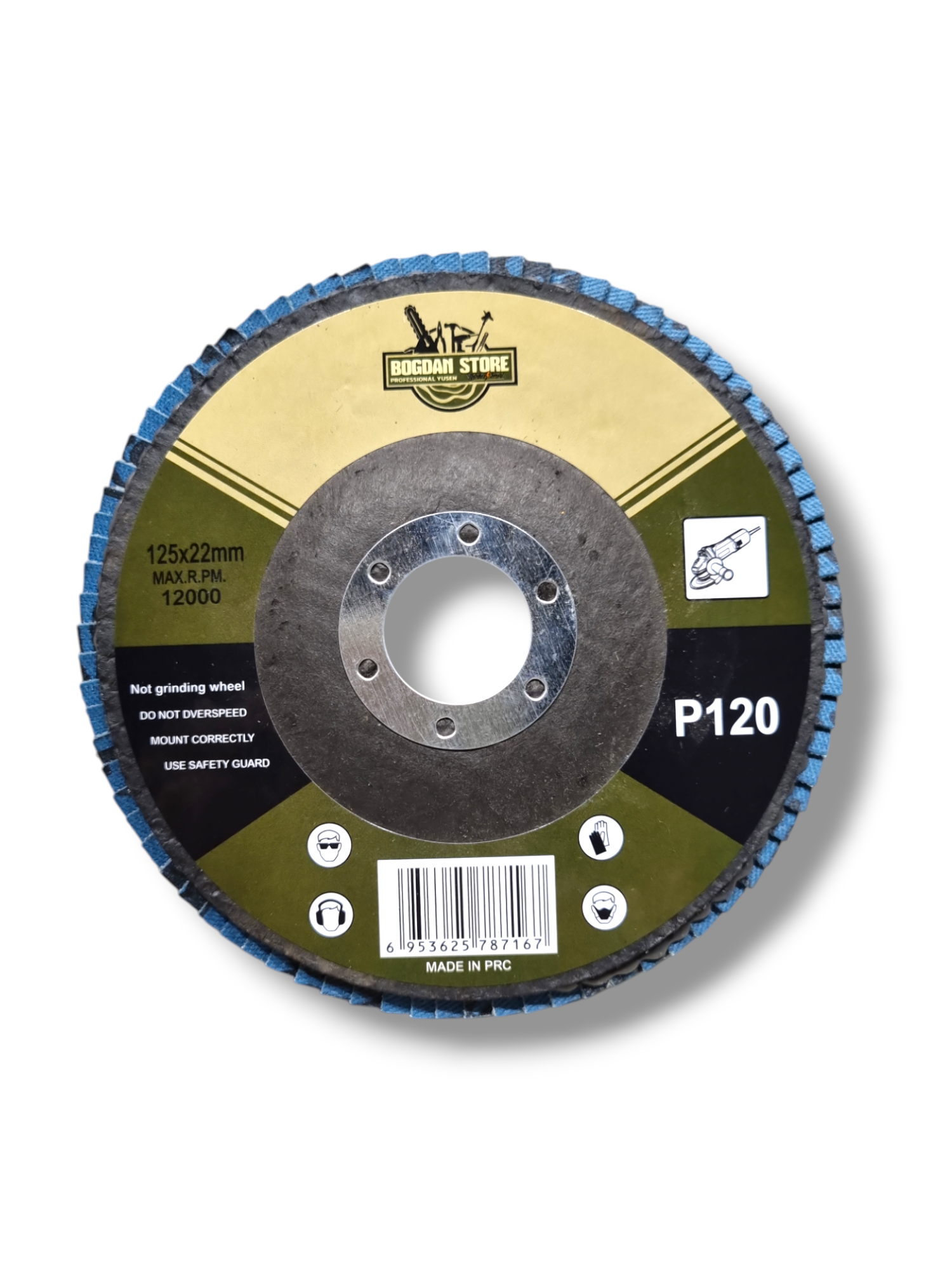 Disc Lamelar 125 mm, Granulație P 120