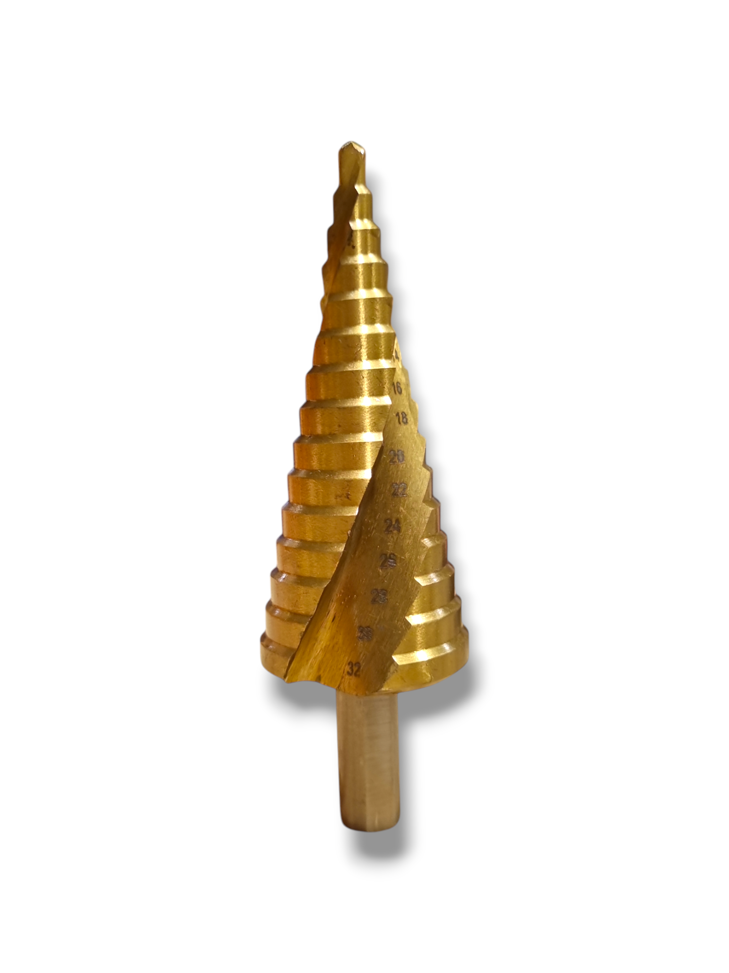 Burghiu conic in Trepte HSS 4-32 mm, Canal Spiralat