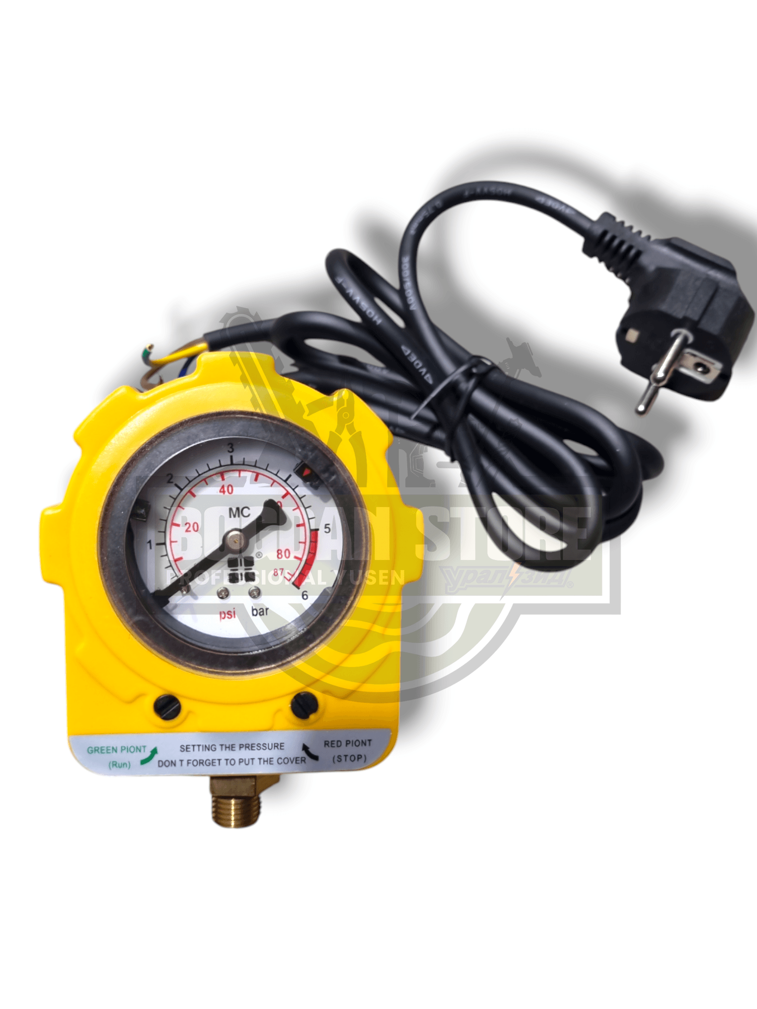 Presostat Electronic (Fotocelula) Automatizare Pompa – 2.2 kW cu Manometru