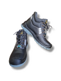 Bocanci de Protecție Vaultex S1P, Bombeu Metalic, Lamelă Anti-Perforație, Piele Naturală, SRC