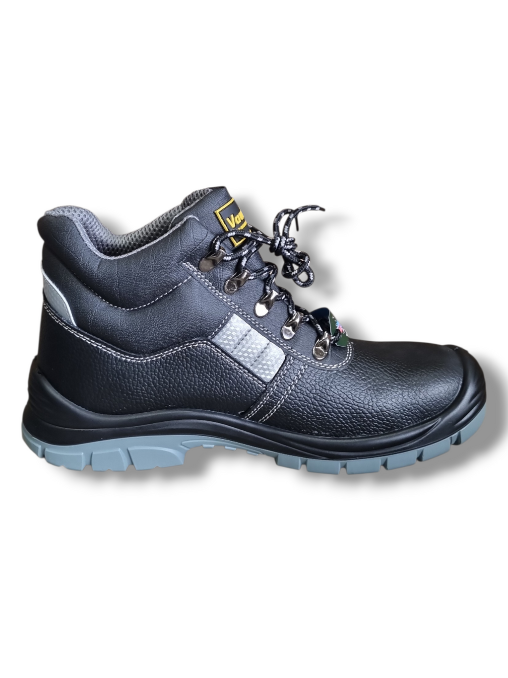 Bocanci de Protecție Vaultex S1P, Bombeu Metalic, Lamelă Anti-Perforație, Piele Naturală, SRC