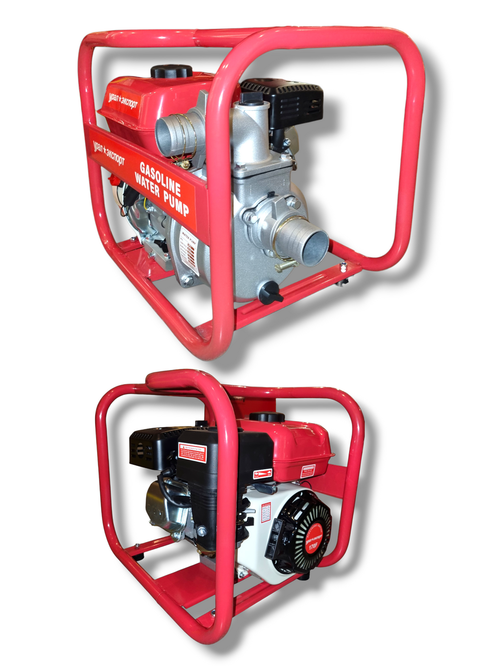 Motopompă pe Benzină Ural Export WP20, 2 Inch, Debit 25 m³/h, Motor 4 Timpi, 3600 RPM