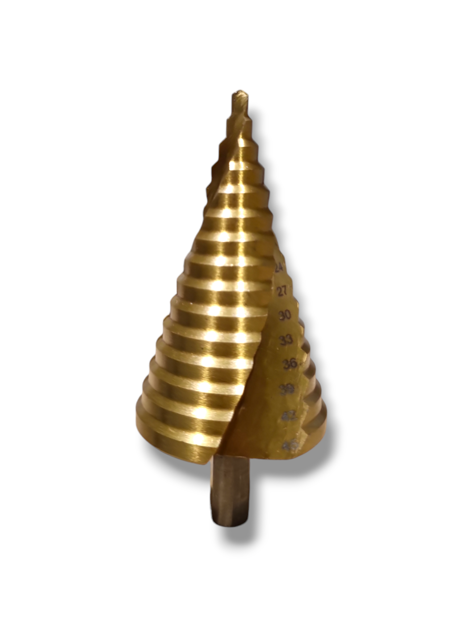 Burghiu conic in Trepte HSS 4-45 mm, Canal Spiralat