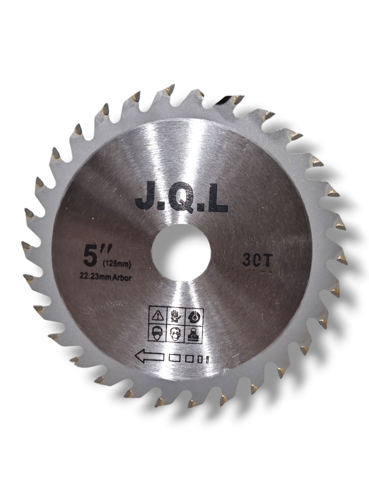 Pânză Circular J.Q.L 125 x 22.23mm, 30 Dinți Vidia, pentru Tăiere Lemn și PAL