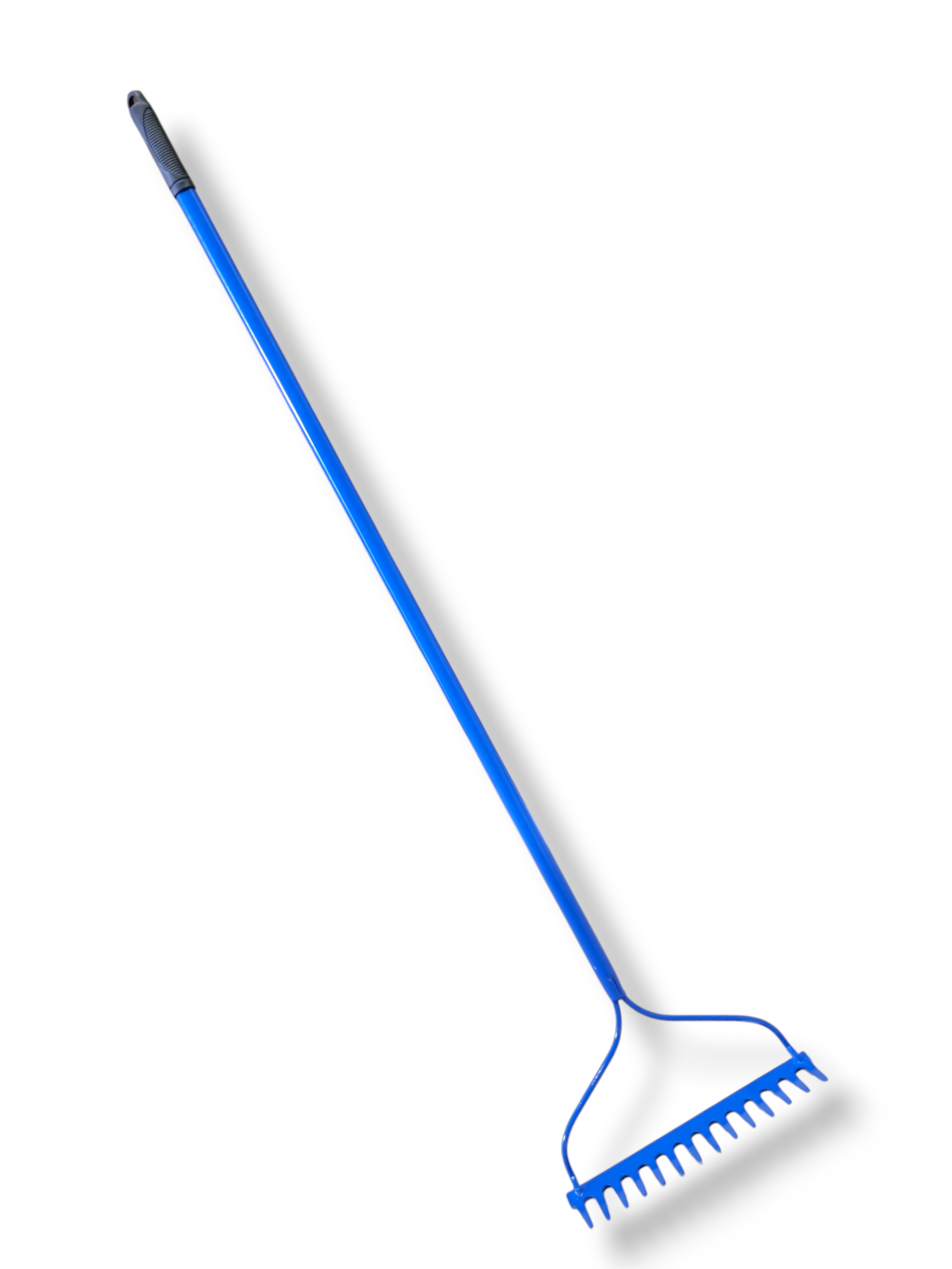 Greblă de Grădină Albastră cu Coadă - 14 dinti  - 12buc / set