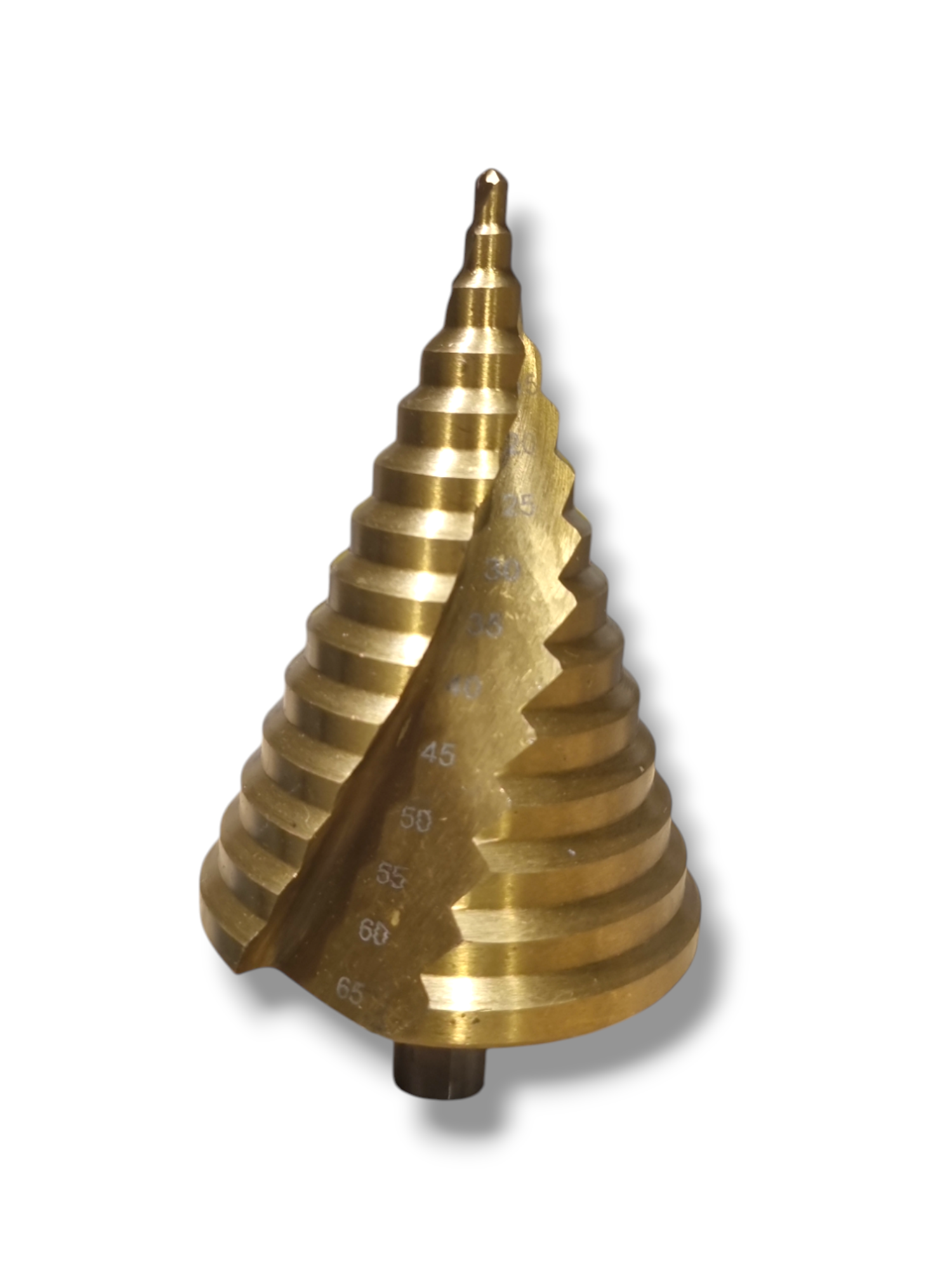 Burghiu conic in Trepte HSS 4-65 mm, Canal Spiralat